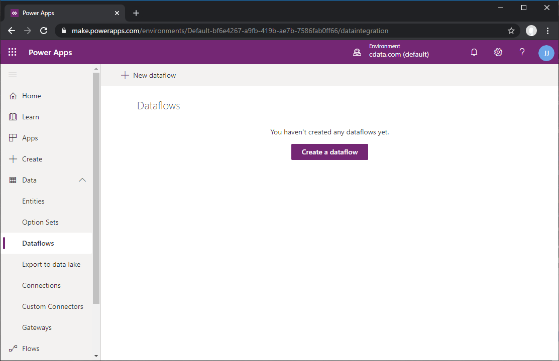  Microsoft PowerApps Data Flows with CData Connect Data Sources
