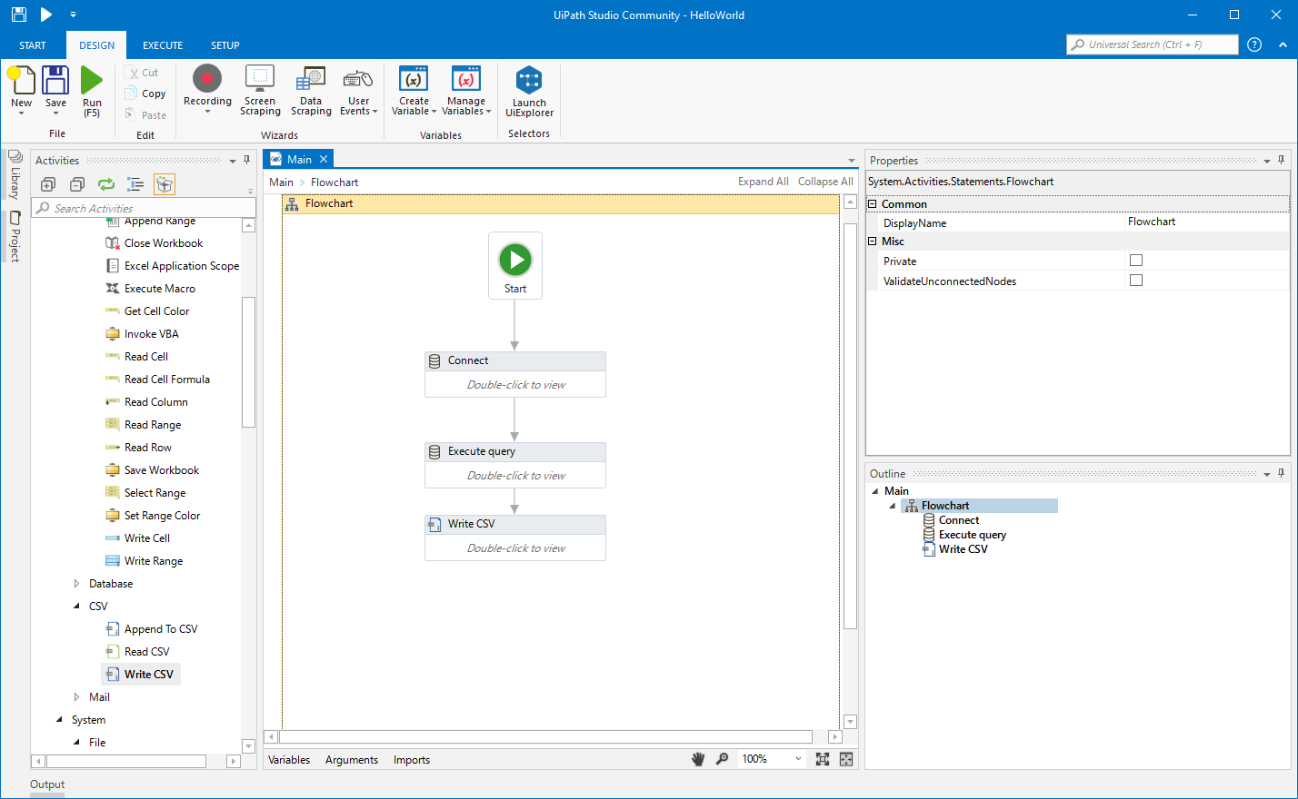Create an RPA Flow that Connects to SAP Data in UiPath Studio