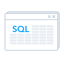 SQL illustrative icon