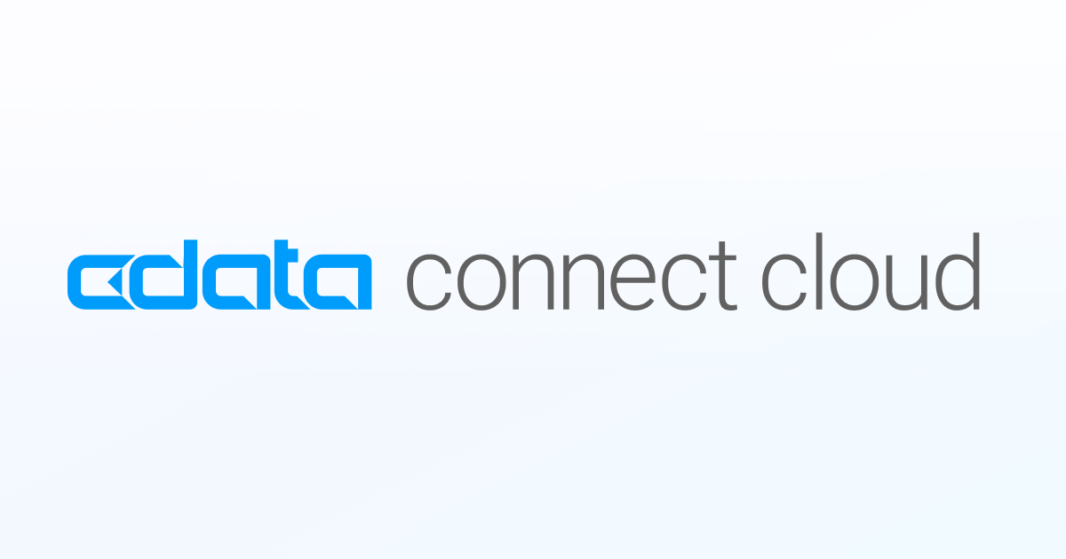 CData Connect Cloud | Data Connectivity as a Service Platform